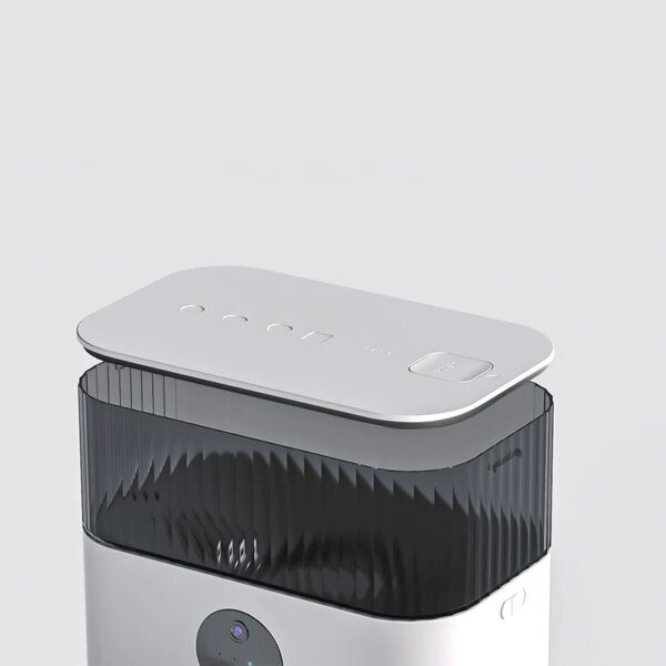 76269-d30d8f.jpg Surrunme 5L Double 2 Bol 1 Disque WiFi À Distance Contrôle Mangeoire Automatique