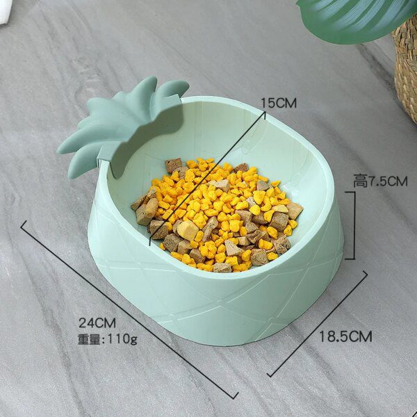 Gamelle Chien & Chat Ananas Cartoon – Bol en Plastique Design