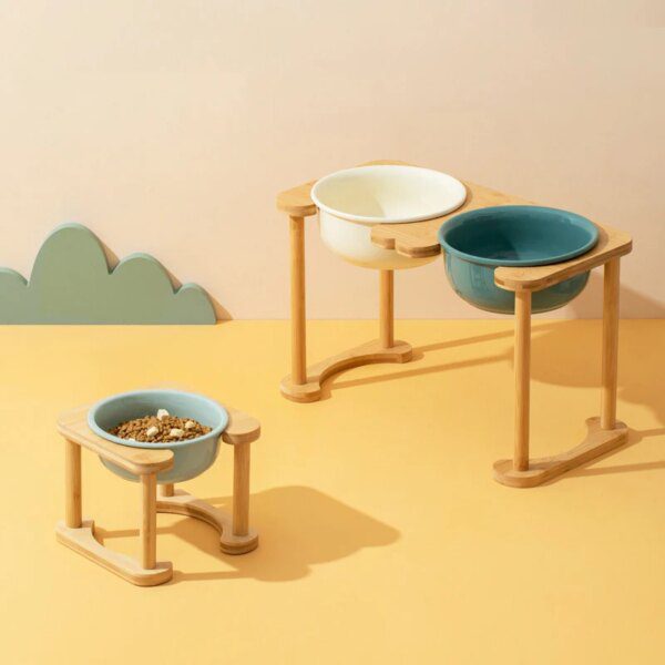 Gamelle chien Table à manger surélevée pour grands chiens