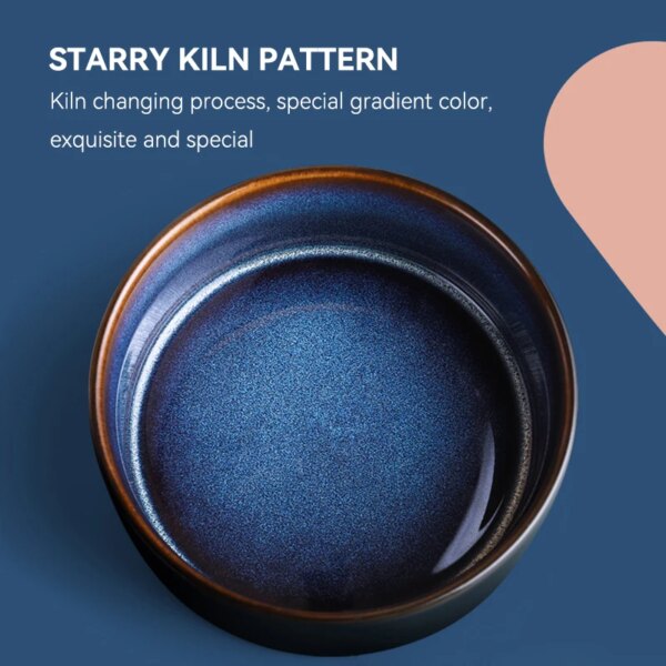 76884-8e1a3d.jpg Gamelle Chat & Chien Double Bol Étoilé avec Support en Fer