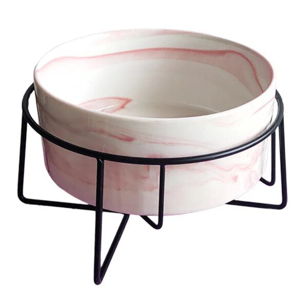 Gamelle Chat & Chien en Céramique avec Support Antidérapant