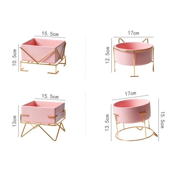 Gamelle Chien & Chat en Céramique Surélevée – 900 ml