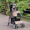 77238-874f09.jpg Poussette pliable à 4 roues pour animaux de compagnie