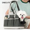 Onecute – sac à bandoulière en toile confortable pour chien et chat