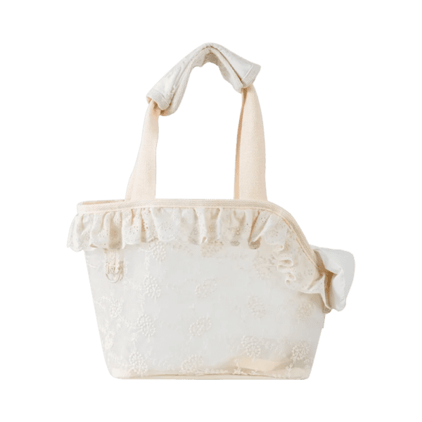 Petit sac de voyage en dentelle respirante