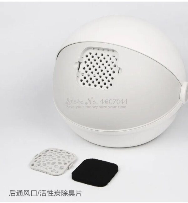 Bac à sable semi-automatique pour chats de moins de 12kg