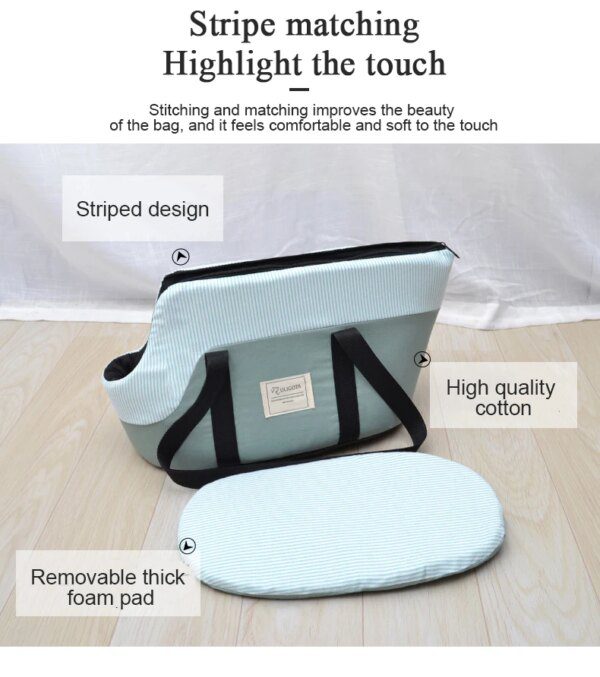 Sac à dos de transport respirant & confortable pour chien et chat