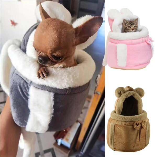 Sac à dos cocon d’hiver pour chien & chat 🧣