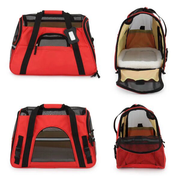 Sac à main réfléchissant de transport pour chien & chat