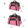 Sac à main réfléchissant de transport pour chien & chat