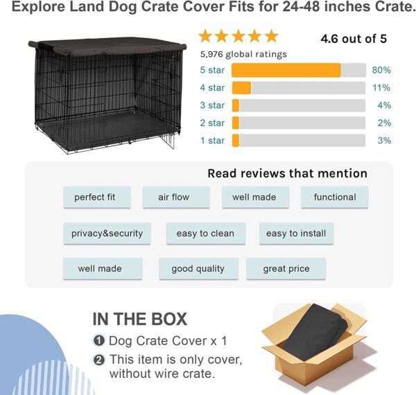 Housse de niche étanche & coupe-vent pour chien