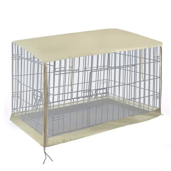 Couverture de cage transparente pour chien – Moustiquaire, pare-brise