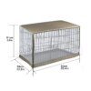 Couverture de cage transparente pour chien – Moustiquaire, pare-brise