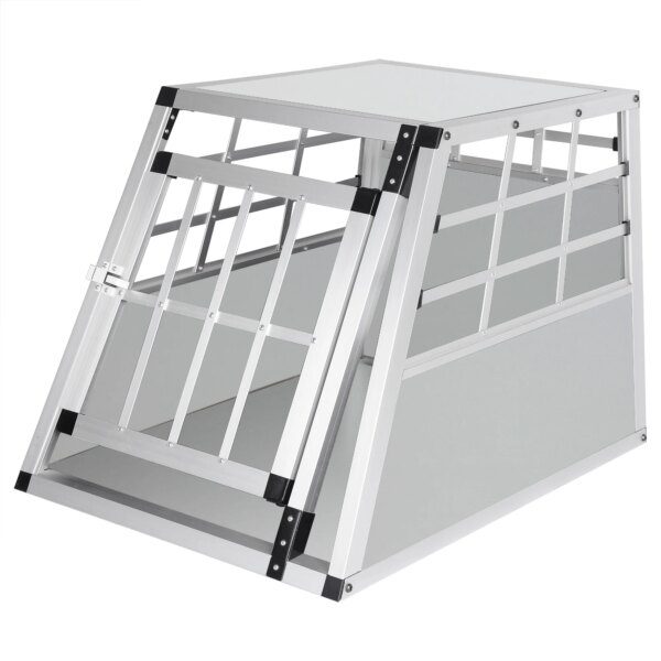 Cage de transport sécurisée en aluminium pour chien & animal