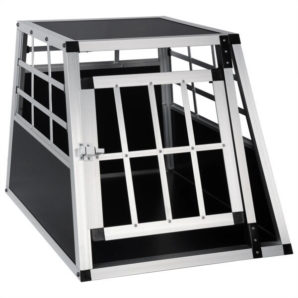 Cage de transport sécurisée en aluminium pour chien & animal