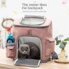 Sac de transport respirant et pliable pour chat & petit chien