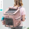 Sac de transport respirant et pliable pour chat & petit chien