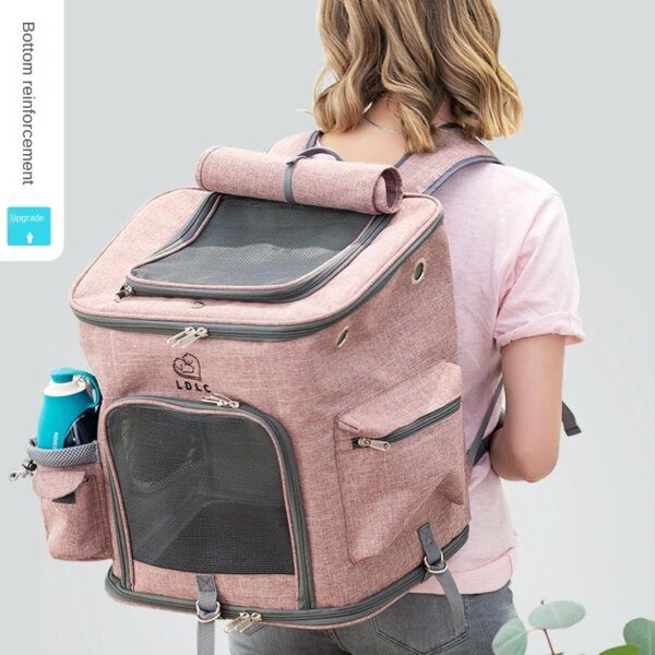 Sac de transport respirant et pliable pour chat & petit chien