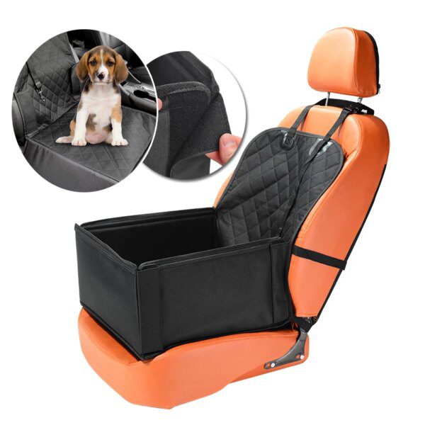 Housse de siège de voiture pour chien, 2 en 1, protection de voiture