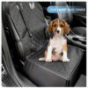 Housse de siège de voiture pour chien, 2 en 1, protection de voiture
