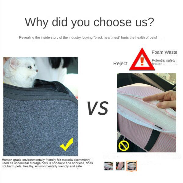 Siège Auto Compact & Sac de Transport Sécurisé pour petit chien