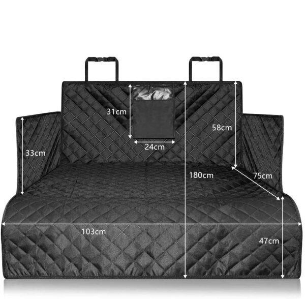 Housse Siège Auto Chien – Protection Coffre 4-en-1