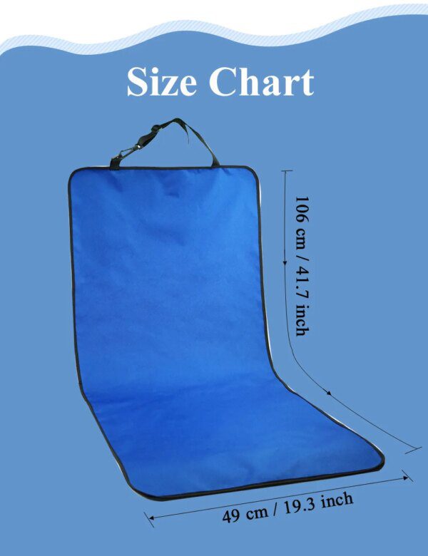 Tapis Siège Arrière Imperméable Chien – Auto Polyester