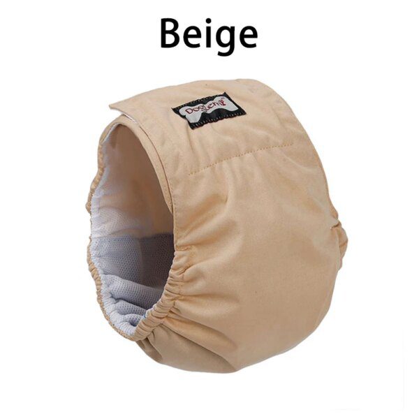Culotte hygiénique réutilisable pour chien mâle