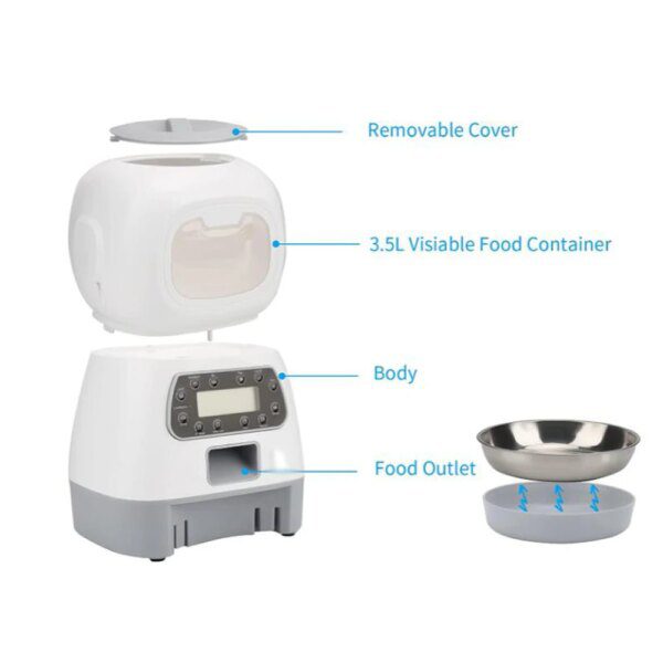 Fontaine à eau & mangeoire automatique intelligente 3,5 L / 2 L