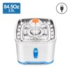 Fontaine et mangeoire automatique pour chien en acier inoxydable