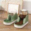 Distributeur automatique eau & croquettes pour chien et chat – Compact