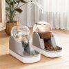 Distributeur automatique eau & croquettes pour chien et chat – Compact