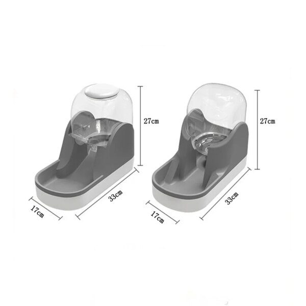 Distributeur automatique eau & croquettes pour chien et chat – Compact