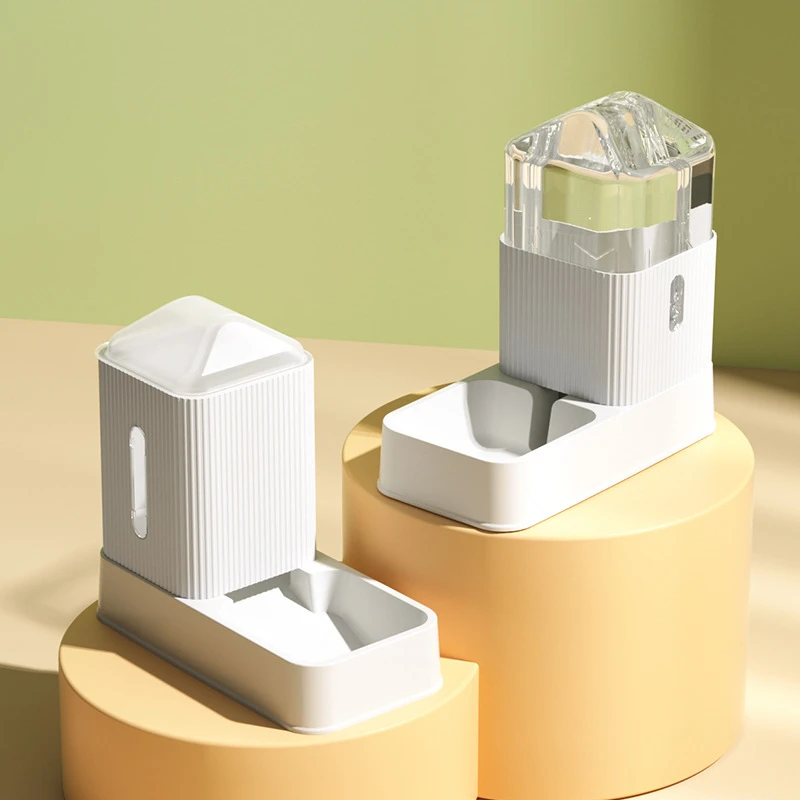 White Drinker Feeder