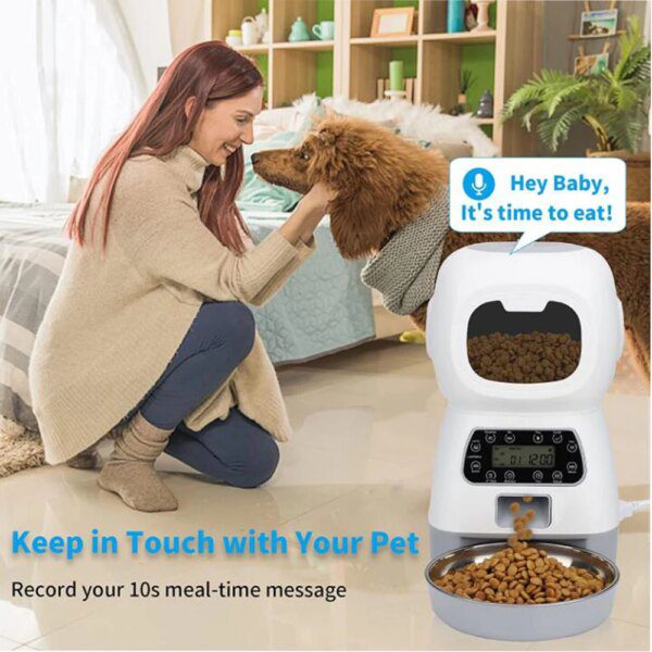 Mangeoire Automatique Intelligente pour Chien & Chat – Distributeur
