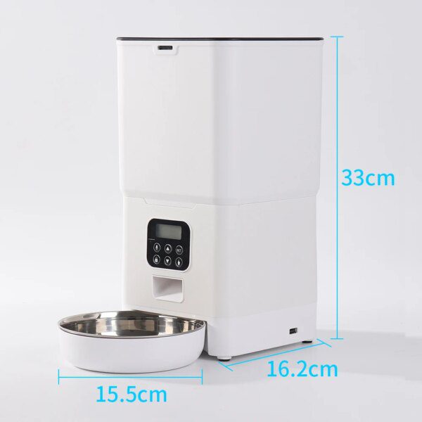 Distributeur automatique intelligent de croquettes 6 L – 4 repas