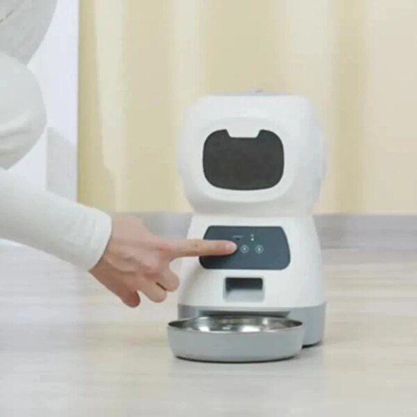 Distributeur automatique intelligent de croquettes 3,5 L avec enregistrement