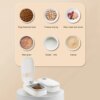 Distributeur automatique intelligent de croquettes & pâtée – Bol inox
