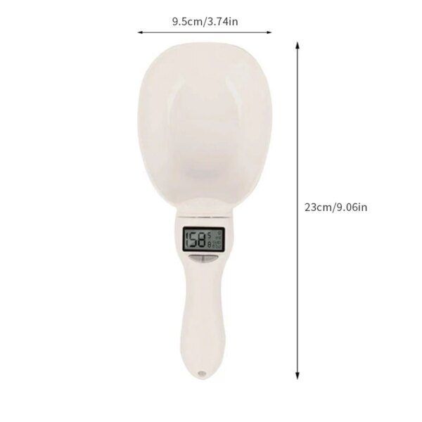 Balance LCD pour croquettes chien & chat – Cuillère de mesure