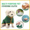 peignoir chien de bain pour chien, serviette pour animal de compagnie
