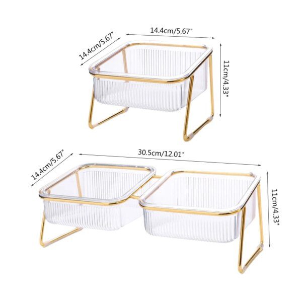 Gamelle Chien & Chat Double Bol Surélevé Antidérapant – Protection