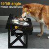 Gamelle Chien Surélevée Réglable – Double Bols Inox & Mangeoire