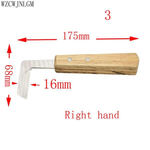 Couteau sabot cheval à Double tranchant pour droitier, 1 pièce, cisailles vétérinaire pour mouton