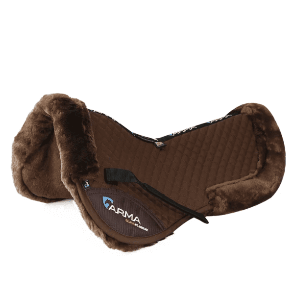 selle de cheval Tapis de selle équestre en poils d'agneau artificiels