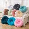 Coussin chien XXL rond apaisant en peluche – Le lit cocon qui calme