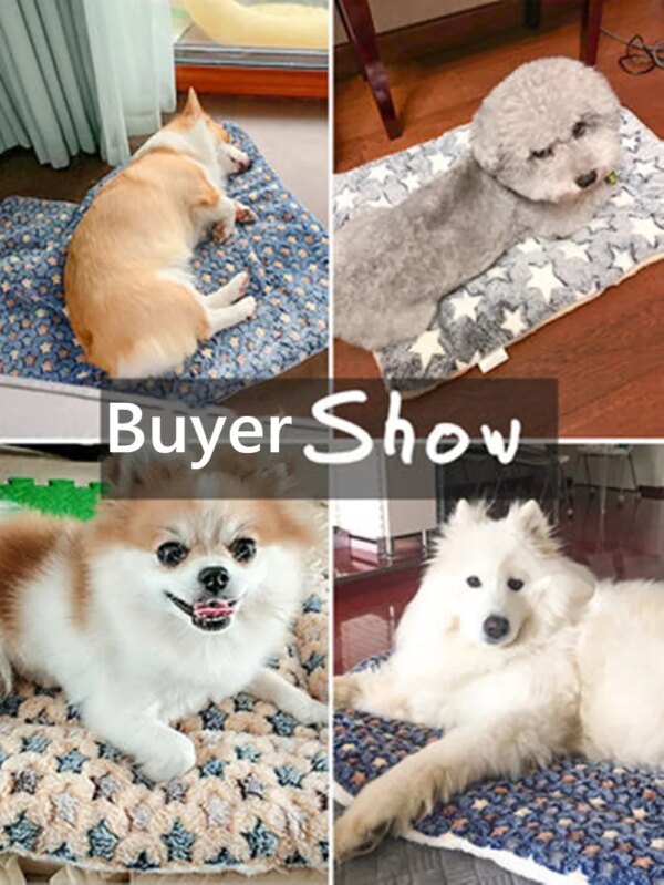 Matelas ultra doux pour chien & chat – Tapis de couchage lavable