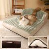 Coussin super doux et moelleux pour chien & chat – Lit cocon chaud