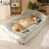 Coussin super doux et moelleux pour chien & chat – Lit cocon chaud