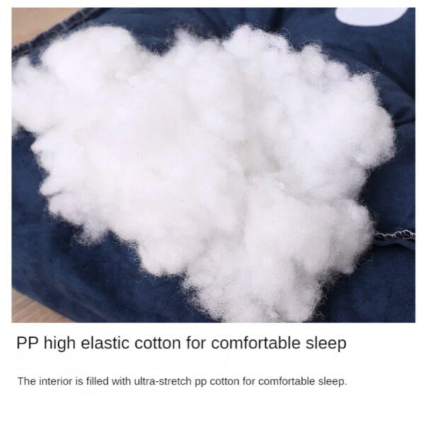 Panier en velours côtelé apaisant – Tapis quatre saisons