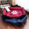 Panier en velours côtelé apaisant – Tapis quatre saisons